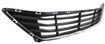 Bumper Grille, Elantra 14-16 Front Bumper Grille, Textured Black, W/ Chrome Insert, Sedan, Korea Built, Replacement REPH015326