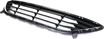 Hyundai Bumper Grille-Textured Black Shell w/ Chrome Insert, Plastic, Replacement REPH015332