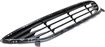 Hyundai Bumper Grille-Textured Black Shell w/ Chrome Insert, Plastic, Replacement REPH015332