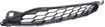 Honda Bumper Grille-Textured Black, Plastic, Replacement REPH015336Q