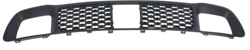 Bumper Grille, Grand Cherokee 14-16 Front Bumper Grille, Lower, Txtd Gray, W/ Acc, (Exc. Srt Model), Replacement REPJ015308