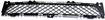 Jaguar Center Bumper Grille-Black, Plastic, Replacement REPJ015311