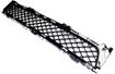 Jaguar Center Bumper Grille-Black, Plastic, Replacement REPJ015311