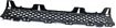 Jaguar Center Bumper Grille-Black, Plastic, Replacement REPJ015311