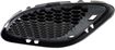 Jeep Passenger Side Bumper Grille-Textured Black, Plastic, Replacement REPJ015501