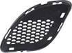 Jeep Driver Side Bumper Grille-Textured Black, Plastic, Replacement REPJ015502