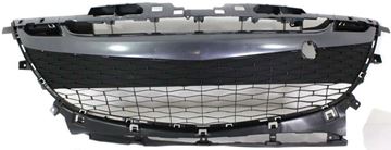 Mazda Center Bumper Grille-Gray, Plastic, Replacement REPM015308