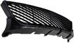 Mazda Center Bumper Grille-Black, Plastic, Replacement REPM015309