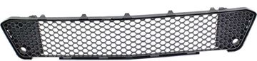 Mercedes Benz Center Bumper Grille-Black, Plastic, Replacement REPM015314