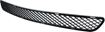 Mercedes Benz Center Bumper Grille-Textured Black, Plastic, Replacement REPM015321