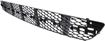 Bumper Grille, E-Class 03-06 Front Bumper Grille, Center, Black, W/O Amg Styling Pkg, W/ Sport Pkg, W/ Avantgarde Pkg, Sdn/Wgn, Replacement REPM015322