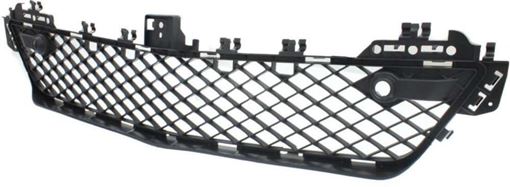 Mercedes Benz Center Bumper Grille-Textured Black, Plastic, Replacement REPM015324