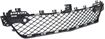 Mercedes Benz Center Bumper Grille-Textured Black, Plastic, Replacement REPM015324