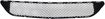 Mercedes Benz Center Bumper Grille-Textured Black, Plastic, Replacement REPM015325