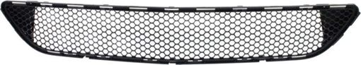 Mercedes Benz Center Bumper Grille-Textured Black, Plastic, Replacement REPM015325