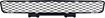 Mercedes Benz Center Bumper Grille-Textured Black, Plastic, Replacement REPM015330