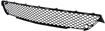 Mercedes Benz Center Bumper Grille-Black, Plastic, Replacement REPM015332