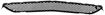 Mercedes Benz Center Bumper Grille-Black, Plastic, Replacement REPM015332