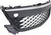 Mazda Bumper Grille-Chrome, Plastic, Replacement REPM015340