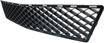 Mercedes Benz Center Bumper Grille-Textured Black, Plastic, Replacement REPM015342