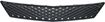 Mercedes Benz Center Bumper Grille-Textured Black, Plastic, Replacement REPM015342