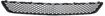 Mercedes Benz Bumper Grille-Textured Black, Plastic, Replacement REPM015346