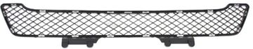 Mercedes Benz Center Bumper Grille-Textured Black, Plastic, Replacement REPM015348