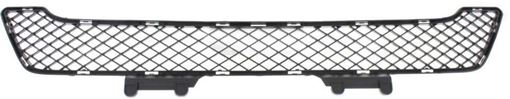 Mercedes Benz Center Bumper Grille-Textured Black, Plastic, Replacement REPM015348