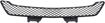 Mercedes Benz Center Bumper Grille-Textured Black, Plastic, Replacement REPM015348