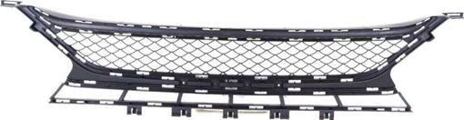 Mercedes Benz Center Bumper Grille-Primed, Plastic, Replacement REPM015349