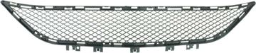 Mercedes Benz Center Bumper Grille-Textured Black, Plastic, Replacement REPM015352