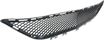 Mercedes Benz Center Bumper Grille-Textured Black, Plastic, Replacement REPM015352