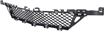 Mercedes Benz Bumper Grille-Textured Black, Plastic, Replacement REPM015353