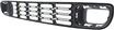 Mini Center Bumper Grille-Textured Black, Plastic, Replacement REPM015355