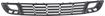 Mini Center Bumper Grille-Textured Black, Plastic, Replacement REPM015355