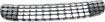 Mini Center Bumper Grille-Textured Black, Plastic, Replacement REPM015356