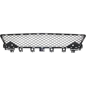 Mercedes Benz Center Bumper Grille-Textured Black, Plastic, Replacement REPM015358