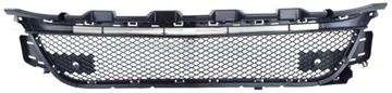 Mercedes Benz Center Bumper Grille-Textured Black, Plastic, Replacement REPM015359