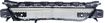 Mercedes Benz Center Bumper Grille-Textured Black, Plastic, Replacement REPM015359