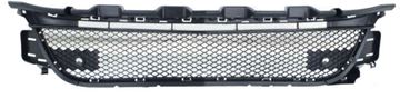 Mercedes Benz Center Bumper Grille-Textured Black, Plastic, Replacement REPM015360