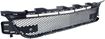 Mercedes Benz Center Bumper Grille-Textured Black, Plastic, Replacement REPM015360