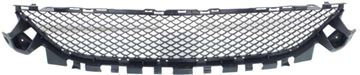 Mercedes Benz Center Bumper Grille-Textured Black, Plastic, Replacement REPM015361