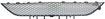 Mercedes Benz Center Bumper Grille-Textured Black, Plastic, Replacement REPM015362