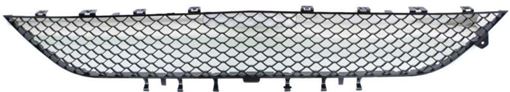 Mercedes Benz Center Bumper Grille-Textured Black, Plastic, Replacement REPM015362