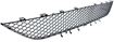 Mercedes Benz Center Bumper Grille-Textured Black, Plastic, Replacement REPM015362