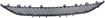 Mercedes Benz Center Bumper Grille-Textured Black, Plastic, Replacement REPM015362