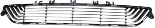 Mercedes Benz Center Bumper Grille-Textured Black, Plastic, Replacement REPM015363Q