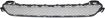 Mercedes Benz Center Bumper Grille-Textured Black, Plastic, Replacement REPM015367Q