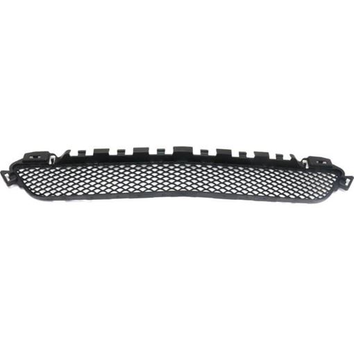 Mercedes Benz Center Bumper Grille-Textured Black, Plastic, Replacement REPM015367