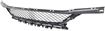 Mercedes Benz Center Bumper Grille-Textured Black, Plastic, Replacement REPM015368